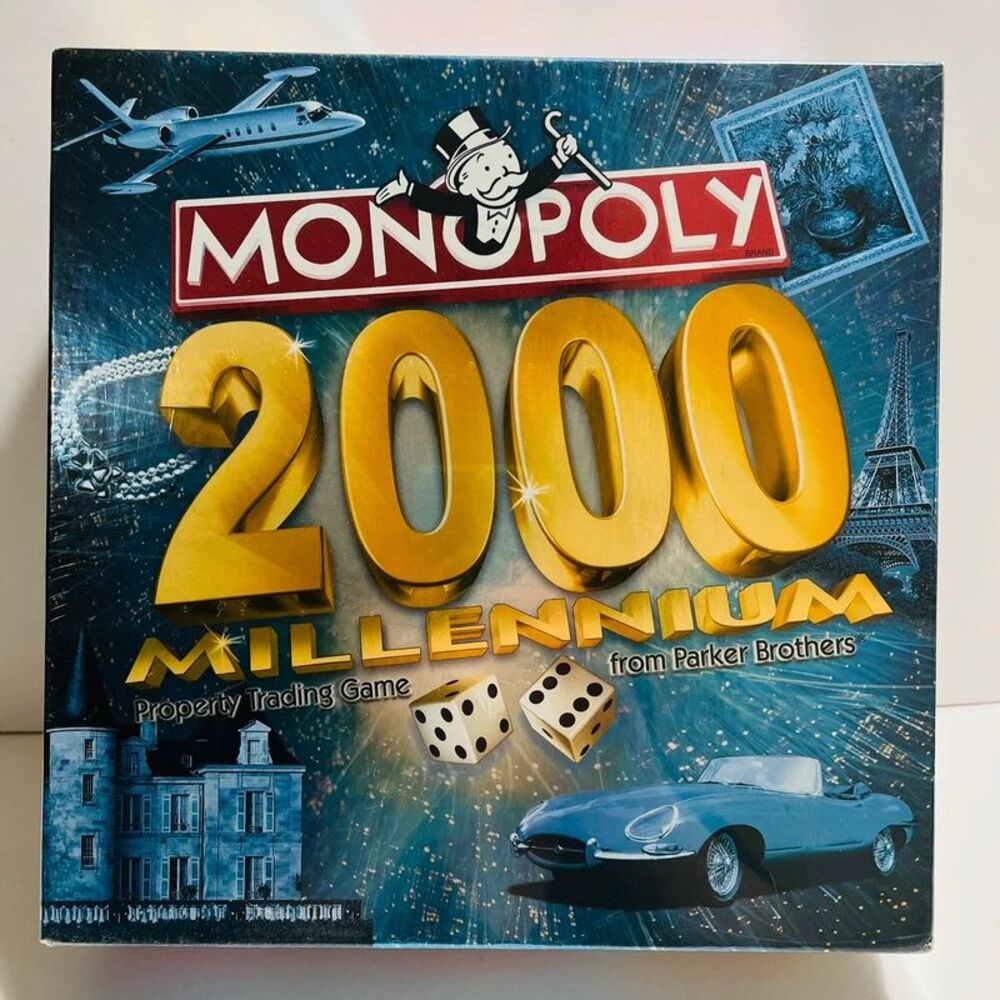 Monopoly 2000 Y2K Millennium Collector’s Edition Classic Board Game New Sealed